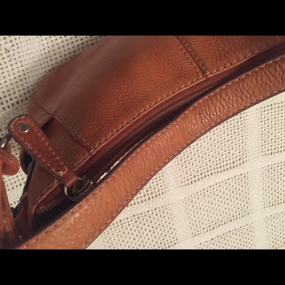 Fossil Leather Purse. 11” by 8” - Picture 9 of 10